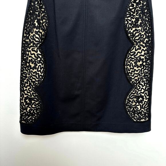 Lilly Pulitzer Matty Shift Dress Black Cream Lace 8 - Picture 6 of 11